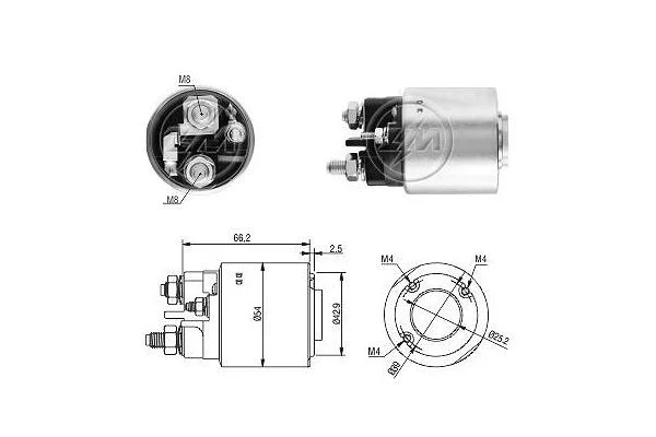 Elektromagnetický spínač, štartér ERA ZM3497
