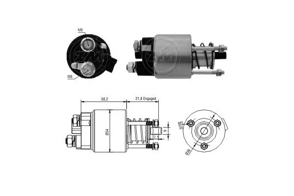 Elektromagnetický spínač, štartér ERA ZM397