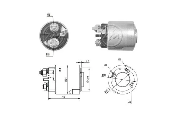 Elektromagnetický spínač, štartér ERA ZM4495