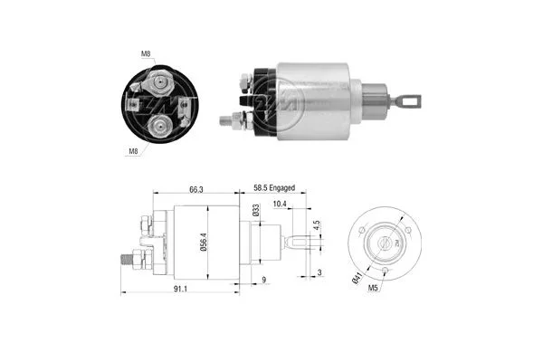 Elektromagnetický spínač, štartér ERA ZM5773