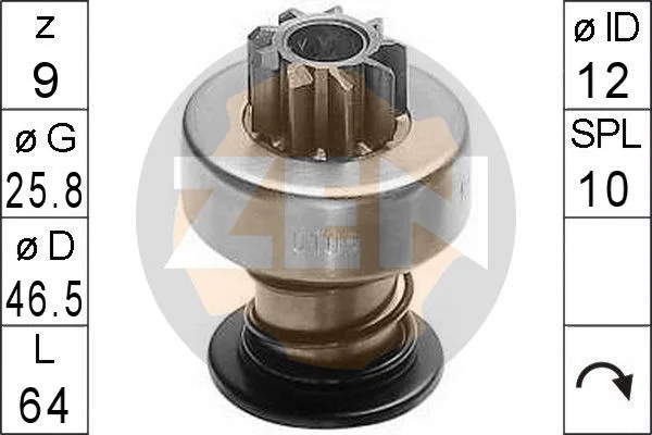 Freewheel Gear, starter ERA ZN0108