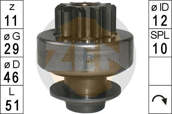 Freewheel Gear, starter ERA ZN1822