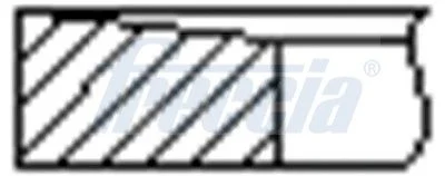 Stūmoklio žiedų komplektas FRECCIA FR10-382200