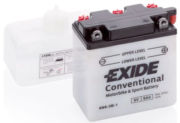 Starter Battery EXIDE 6N6-3B-1