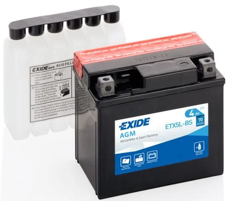 Štartovacia batéria EXIDE ETX5L-BS