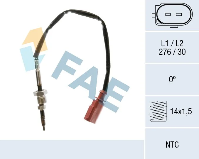 Sensor, exhaust gas temperature FAE 68148