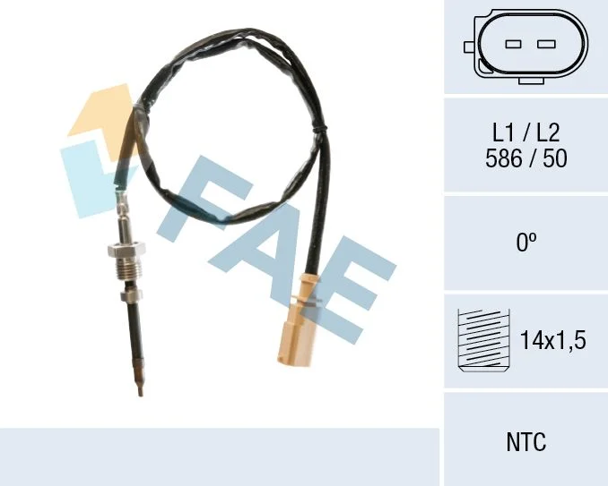 Sensor, exhaust gas temperature FAE 68149
