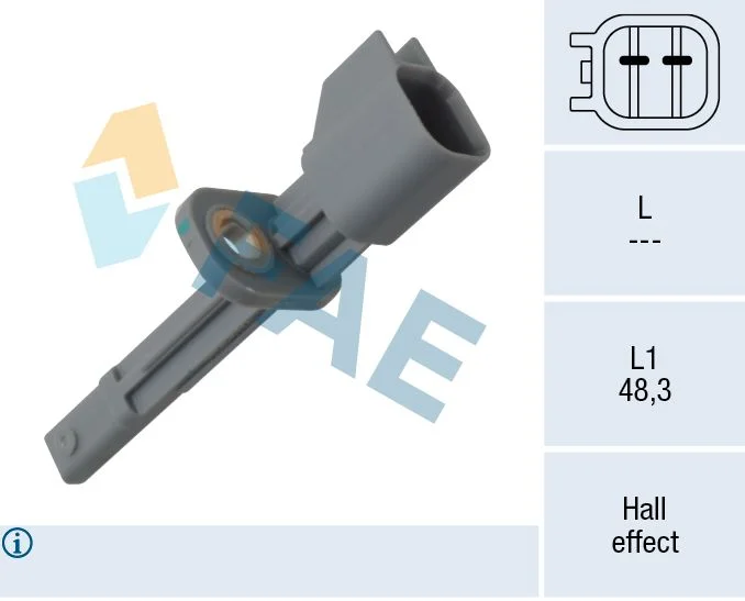 Sensor, wheel speed  78645