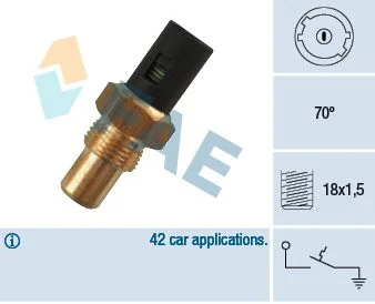 Temperature Switch, coolant warning lamp FAE 35280