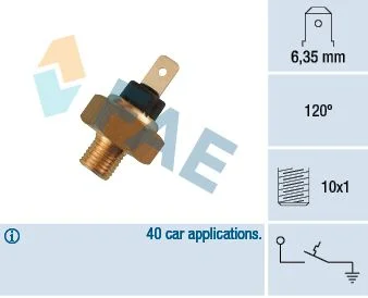 Temperature Switch, coolant warning lamp FAE 35520