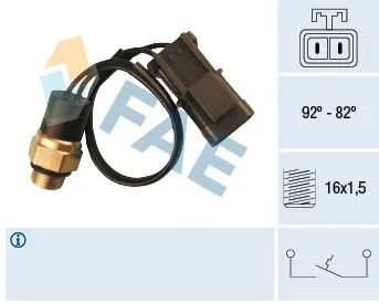 Temperature Switch, radiator fan FAE 37540