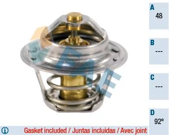 Termostatas, aušinimo skystis FAE 5202992