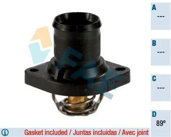 Termostatas, aušinimo skystis FAE 5205589