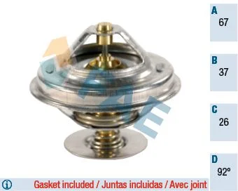 Termostatas, aušinimo skystis FAE 5302692