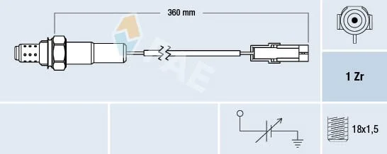 Oxygen Sensor FAE 77101