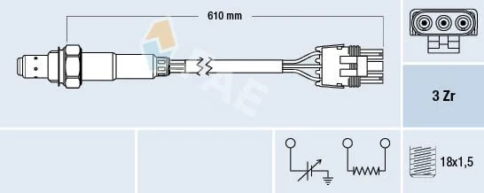 Lambda jutiklis FAE 77118