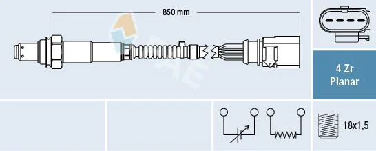 Lambda jutiklis FAE 77403