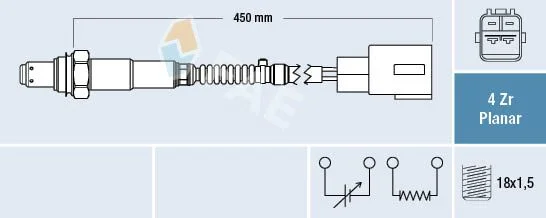 Oxygen Sensor FAE 77457