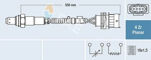 Lambda jutiklis FAE 77670