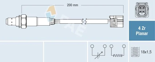 Lambda jutiklis FAE 77786