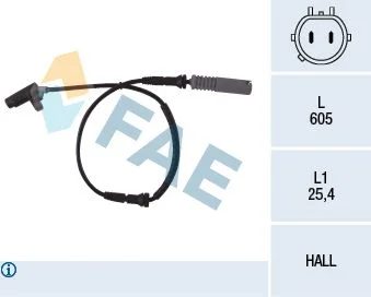 Jutiklis, rato greitis FAE 78042