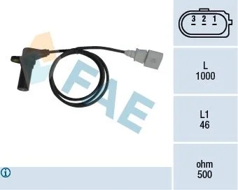 Jutiklis, alkūninio veleno impulsas FAE 79064