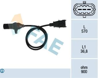 Snímač impulzov kľukového hriadeľa FAE 79332