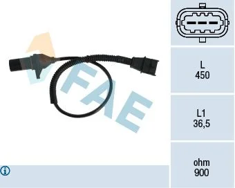 Snímač impulzov kľukového hriadeľa FAE 79333