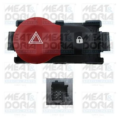 Spínač výstražných svetiel MEAT & DORIA 23647