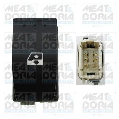 Switch, window regulator MEAT & DORIA 26105