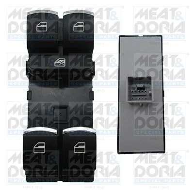 Switch, window regulator MEAT & DORIA 26150