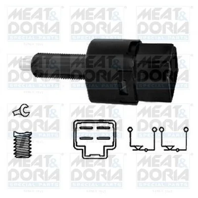 Stabdžių žibinto jungiklis MEAT & DORIA 35063