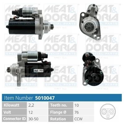 Starter MEAT & DORIA 5010047