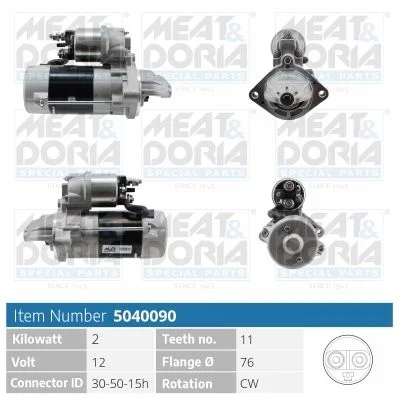 Starter MEAT & DORIA 5040090