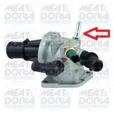 Thermostat, coolant MEAT & DORIA 92497