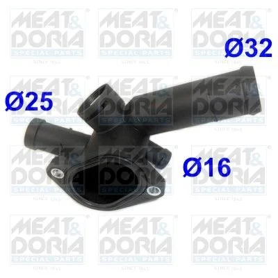 Príruba chladiacej kvapaliny MEAT & DORIA 93123