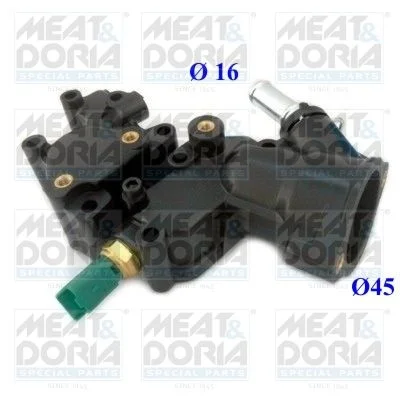 Coolant Flange MEAT & DORIA 93139
