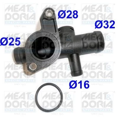 Coolant Flange MEAT & DORIA 93150
