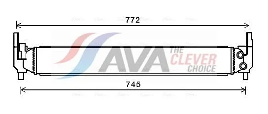 Radiatorius, variklio aušinimas ava clever choice AIA2346