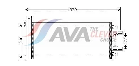 Condenser, air conditioning AVA Clever Choice CNA5248D