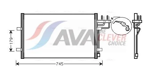 Kondensatorius, oro kondicionierius ava clever choice FDA5367