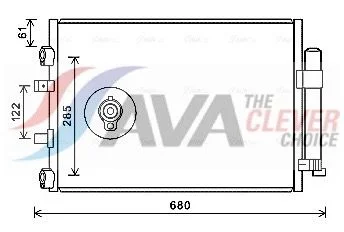 Kondensatorius, oro kondicionierius ava clever choice FDA5484D