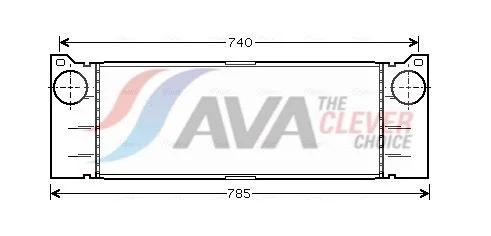 Tarpinis suslėgto oro aušintuvas, kompresorius ava clever choice MSA4473