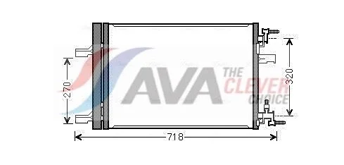 Condenser, air conditioning AVA Clever Choice OLA5500D