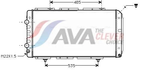 Radiatorius, variklio aušinimas ava clever choice PE2150