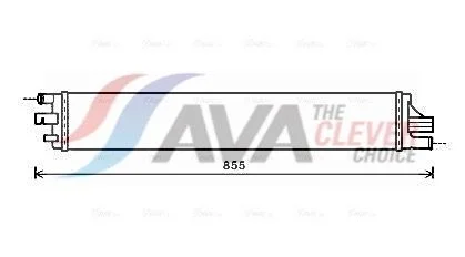 Radiatorius, variklio aušinimas ava clever choice RTA2559