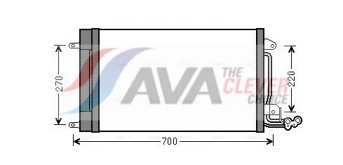 Condenser, air conditioning  STA5038D