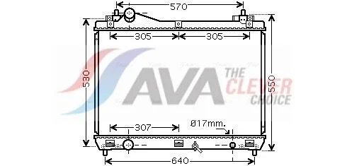 Radiatorius, variklio aušinimas ava clever choice SZ2100