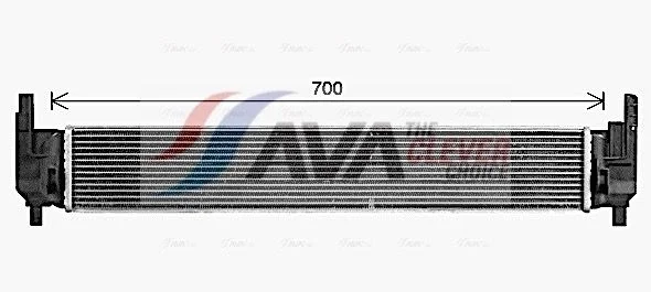 Radiatorius, variklio aušinimas ava clever choice VN2420