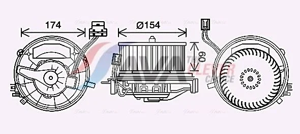 Interior Blower ava clever choice VN8399